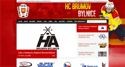 Desktop Screenshot of hokejbrumov.cz